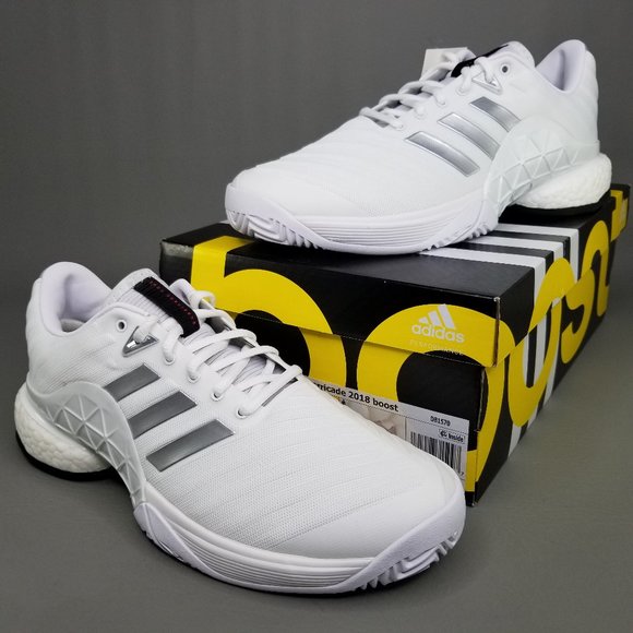 adidas barricade white